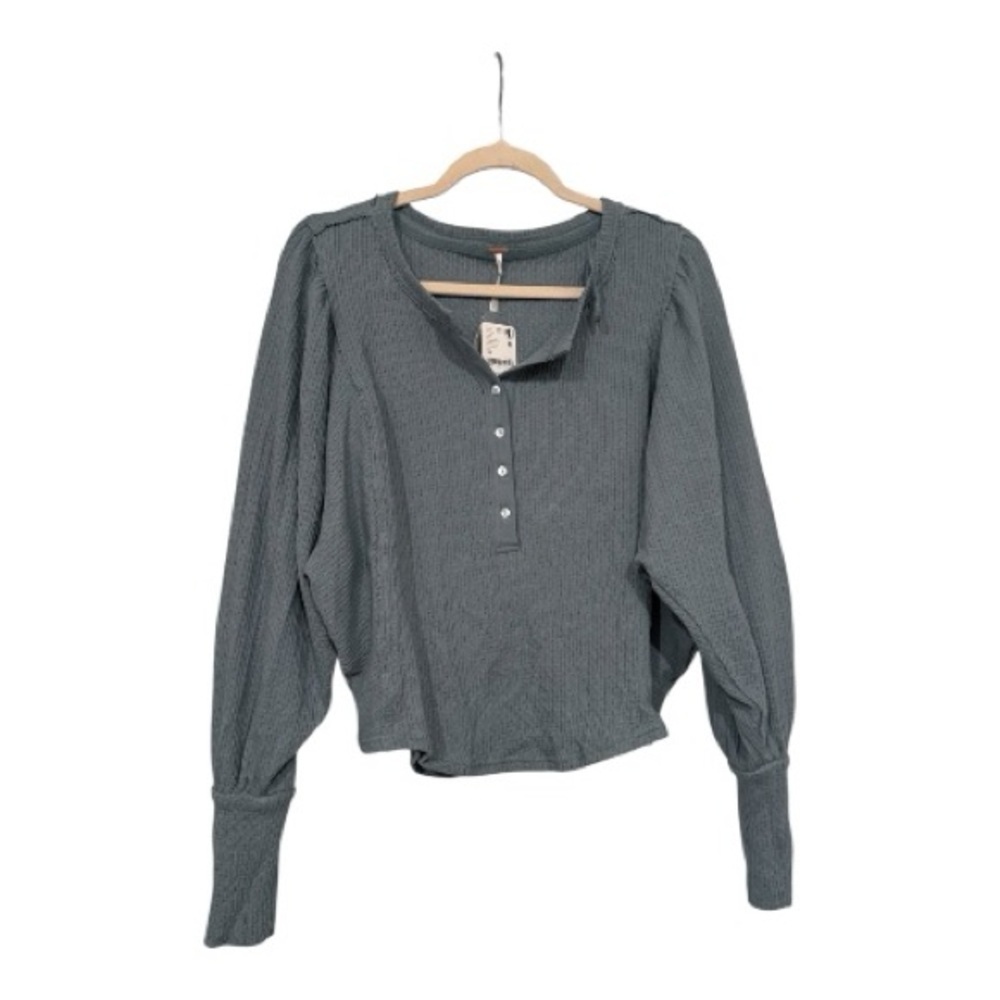 Free People | Quinn Dolman Balloon Sleeve Top | NWT